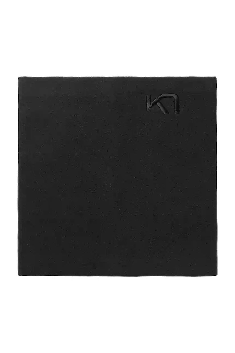 Kari Traa fular împletit KARI culoarea negru, uni, 611495