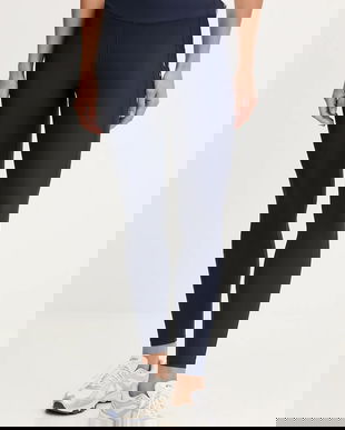 Casall leggins de antrenament culoarea bleumarin, cu imprimeu, 25054