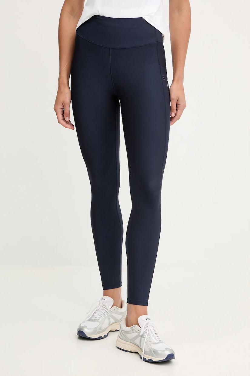 Casall leggins de antrenament culoarea bleumarin, cu imprimeu, 25054