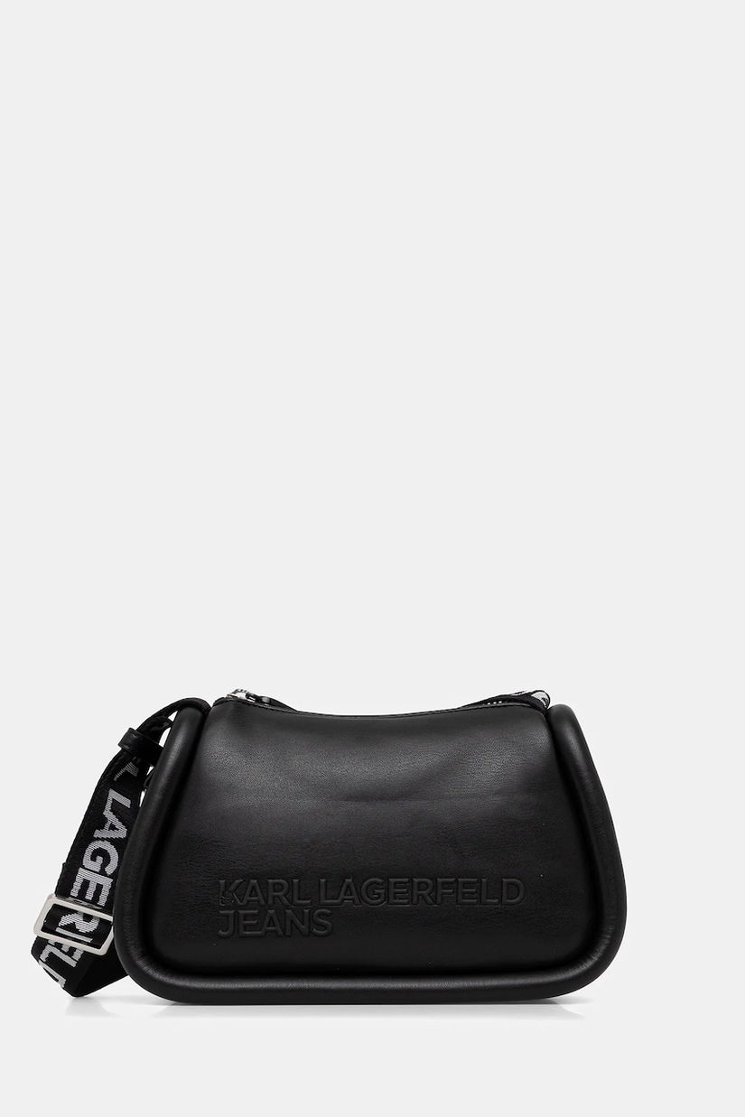 Karl Lagerfeld Jeans poșetă culoarea negru, A4W30154