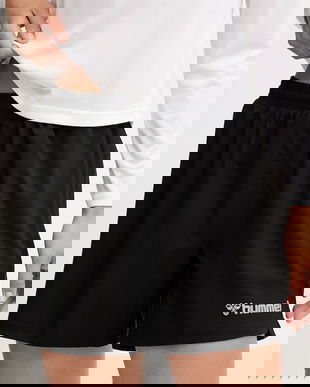 Hummel pantaloni scurți de alergare culoarea negru, 227249