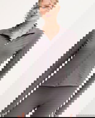 Casall hanorac de antrenament Soft Touch culoarea gri, uni, 25217