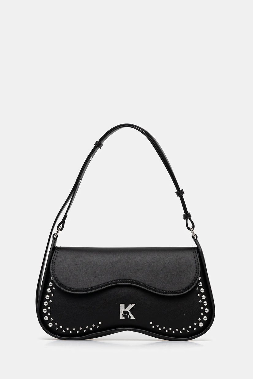Karl Lagerfeld Jeans poșetă culoarea negru, A4W30147