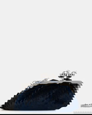 Weekend Max Mara poșetă VALANCE culoarea bleumarin, 2525516115600