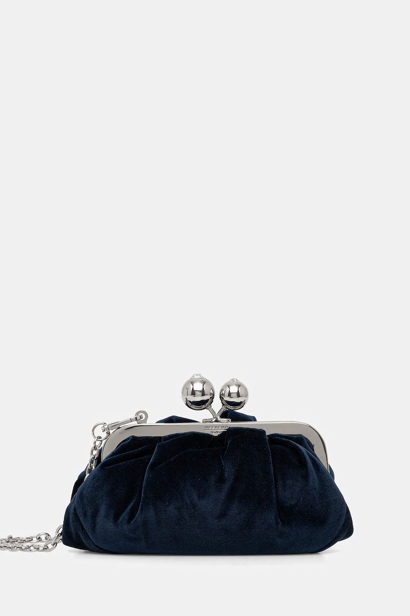 Weekend Max Mara poșetă VALANCE culoarea bleumarin, 2525516115600