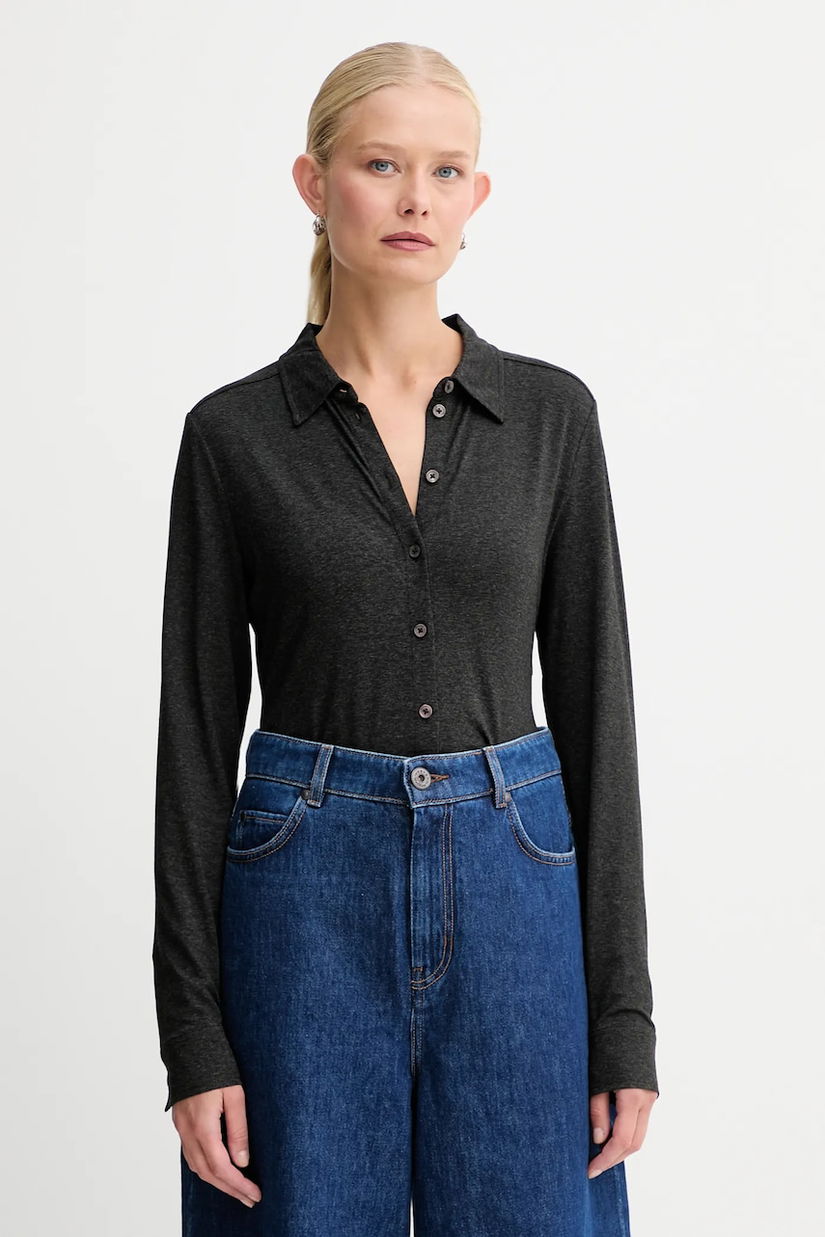 Marc O'Polo cămașă culoarea gri, cu guler clasic, regular, 509205252505
