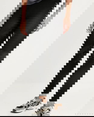 Hummel leggins de antrenament culoarea negru, cu imprimeu, 202648