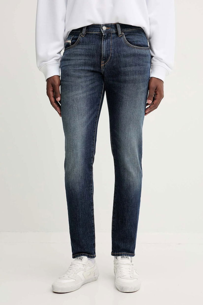Diesel jeans 2019 D-STRUKT L.32 culoarea bleumarin, A03558.0DBED
