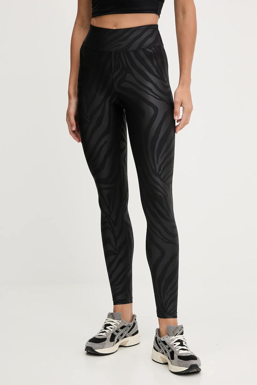 Casall leggins de antrenament culoarea negru, cu imprimeu, 25251
