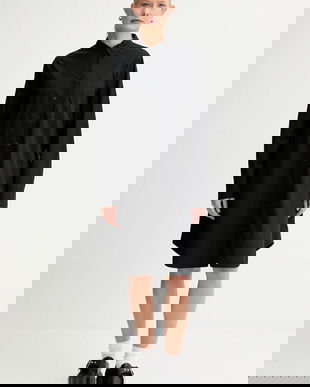 Marc O'Polo rochie culoarea negru, mini, evazați, 508113421353