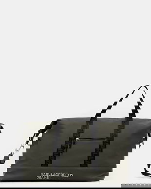 Karl Lagerfeld Jeans geantă culoarea verde, A3M30249