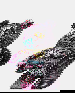 Sprayground rucsac culoarea negru, mic, cu imprimeu, 910B8052NSZ