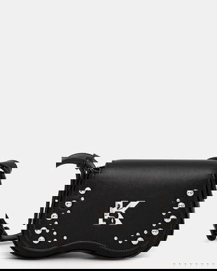 Karl Lagerfeld Jeans poșetă culoarea negru, A4W30149