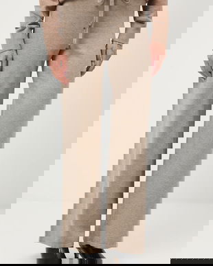 Medicine pantaloni culoarea bej