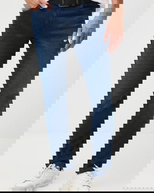 Medicine jeansi culoarea albastru marin