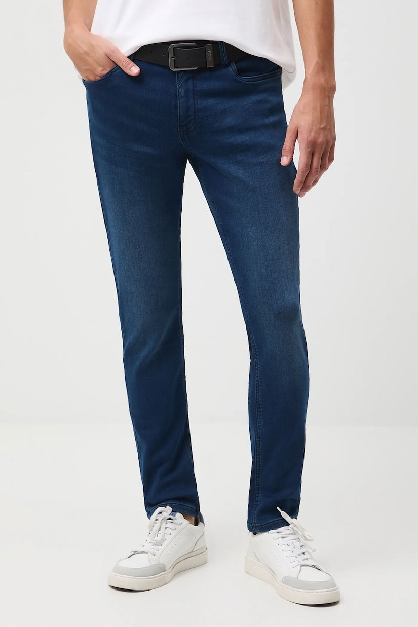 Medicine jeansi culoarea albastru marin