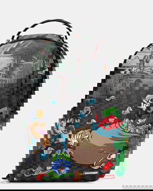 Sprayground rucsac culoarea gri, mare, cu model, 910B7534NSZ