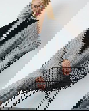 Medicine pulover culoarea gri, călduros