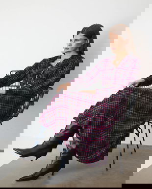 Medicine rochie midi, evazati