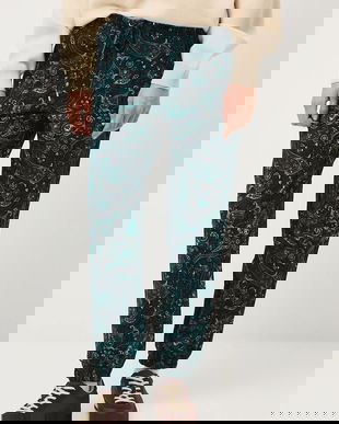 Medicine pantaloni de trening culoarea verde, modelator