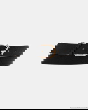 Answear.LAB curea de piele culoarea negru