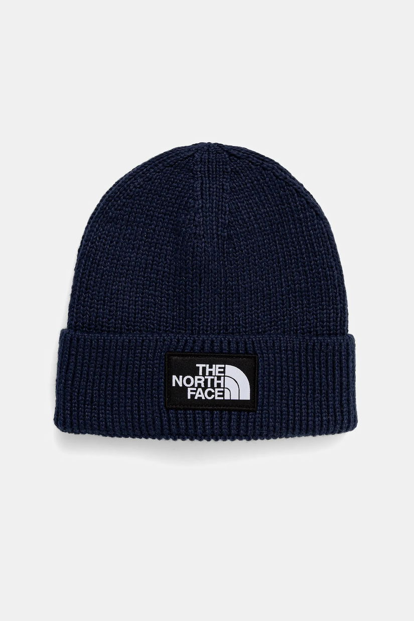 The North Face căciulă TNF Logo Box culoarea bleumarin, NF0A8CHE8K21