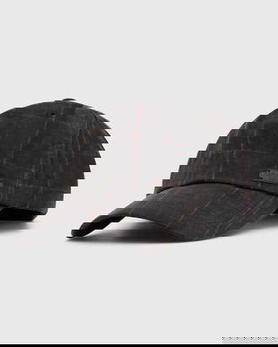 Barbour șapcă de baseball din bumbac Darwen Tartan Sports Cap culoarea verde, cu model, MHA0554