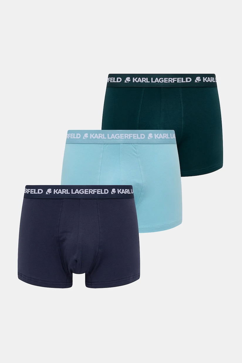 Karl Lagerfeld boxeri 3-pack culoarea bleumarin, A1M47017