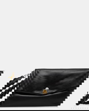 Gianni Chiarini poșetă de piele MIREA culoarea negru, BS 11211 FOUCLD-NA