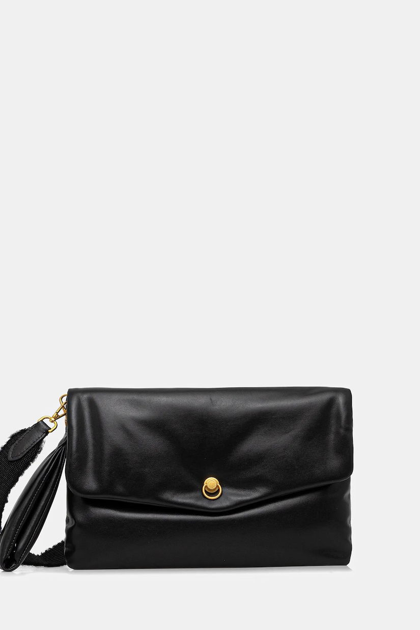 Gianni Chiarini poșetă de piele MIREA culoarea negru, BS 11211 FOUCLD-NA