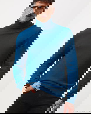 Medicine pulover light, cu guler