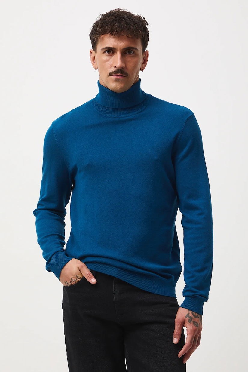 Medicine pulover light, cu guler