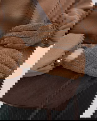 Medicine manusi din piele de caprioara culoarea bej