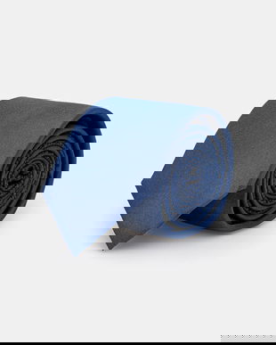 MICHAEL Michael Kors cravată de mătase culoarea negru, MD0MD90553