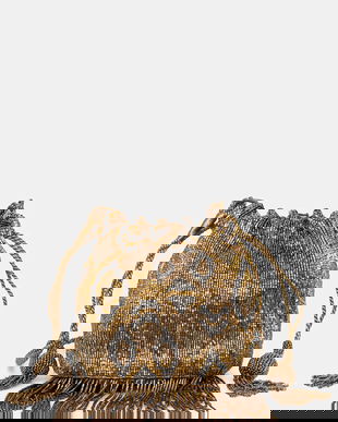 Hoss Intropia poșetă culoarea auriu, 2052026