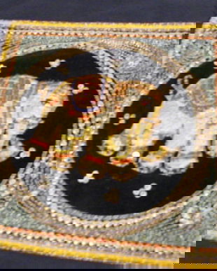 Decor cu paiete-elefant