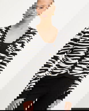 Morgan cardigan culoarea negru, light, MZOO