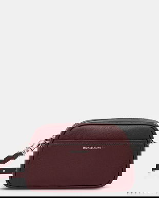 MICHAEL Michael Kors poșetă de piele culoarea bordo, 32F5SJ6C5L