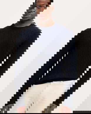 Hackett London pulover de lână culoarea bleumarin, light, HM7000079