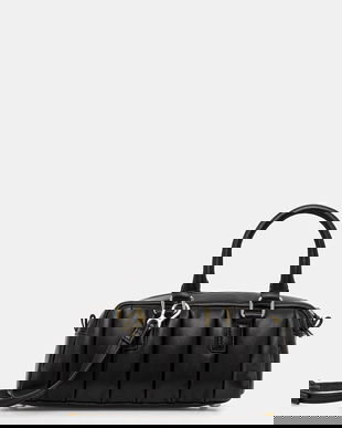 Stand Studio poșetă de piele Jemima culoarea negru, 66533-7010