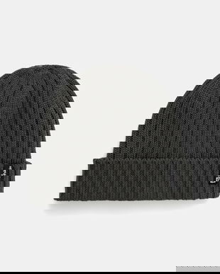 Jack Wolfskin pălărie din amestec de lână RIB KNIT culoarea verde, 1907122