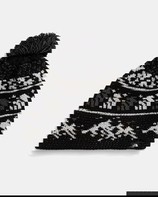 The North Face căciulă Cabin Ski Tuke culoarea negru, NF0A8CH0HNF1