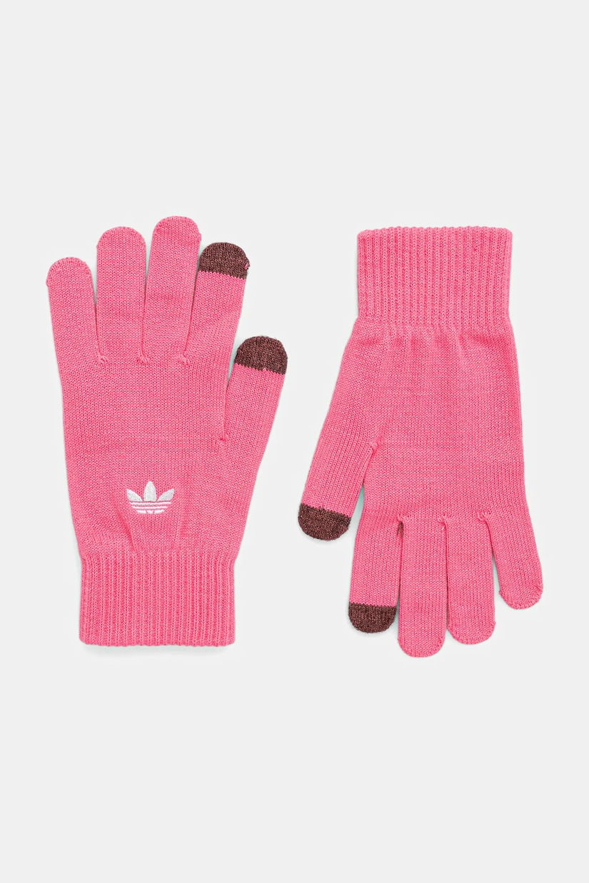 adidas Originals mănuși Adicolor culoarea roz, JZ5015