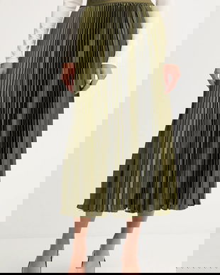 Joop! fustă culoarea bleumarin, midi, evazați, 30046656