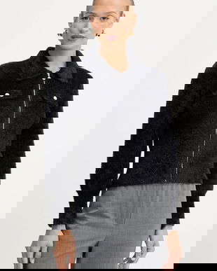 Morgan cardigan MDOMI culoarea negru, light, MDOMI