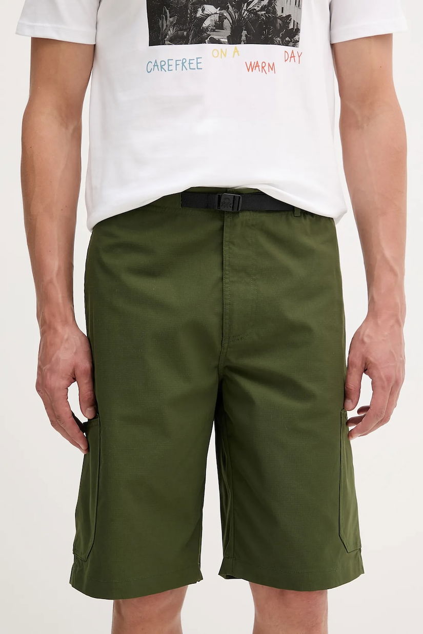 United Colors of Benetton pantaloni scurți culoarea verde, 4HKQU9012