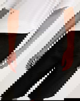 United Colors of Benetton pantaloni scurți culoarea negru, 4HKQU9012