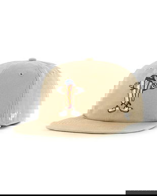 47 brand șapcă de baseball din bumbac MLB Los Angeles Dodgers culoarea verde, B-CARRL12GWP-KH