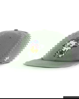 47 brand șapcă de baseball din bumbac MLB New York Mets culoarea verde, B-CARRL16GWP-MS