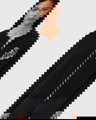 AllSaints cardigan din amestec de lână JAQUELINE culoarea negru, W042KD